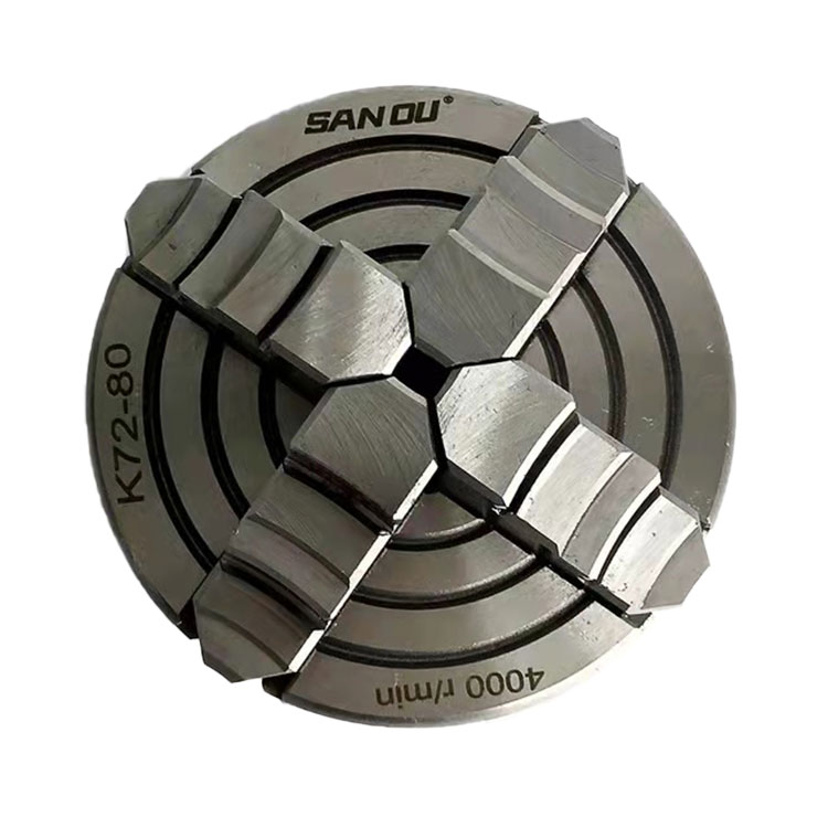 Lathe Chuck 80mm 4 Jaw Independent Chuck K72-80 by SANOU