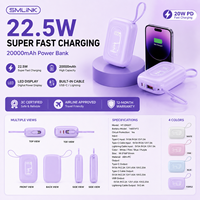 Nouveau produit 2026 : Batterie externe 20000 mAh avec écran LED, charge rapide PD22.5W, chargeur portable pour smartphone – Fournisseur OEM/ODM