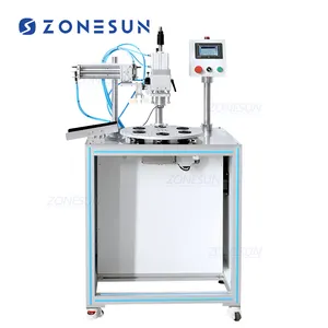 ZONESUN ZS-YG200 Semi-automatic Glass Vial Small Bottle Stopper Aluminum Metal Flip Off Caps Sealing Crimping Capping Machine