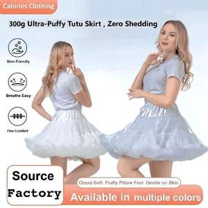 <span class=keywords><strong>Jupon</strong></span> Tutu Adulte Bouffant 40cm, <span class=keywords><strong>Jupon</strong></span> Hexagonal en Maille Moelleux Superposé, Crinoline pour Robe de Mariée, Fête, Ballet, Jupe Tutu Femme - Product Image 3