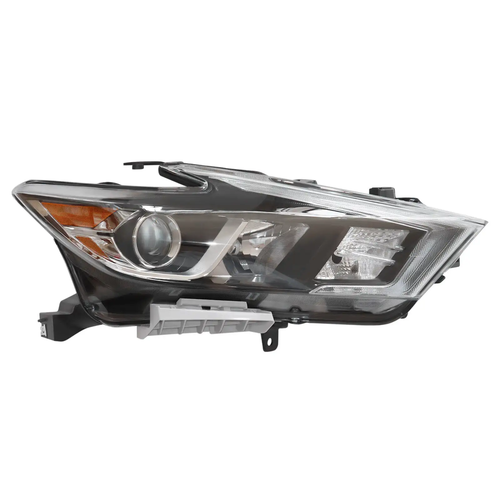 Prezzo diretto di fabbrica parti auto OEM 266060-4rf0b faro con obiettivo per Nissan Maxima S SL SV luci alogene W/LED DRL 2016-2018