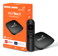 Ihomemix Nouveau boîtier décodeur TV intelligent Android 13.0 5G+ATV double système bande Wifi BT Quad Core MX10 5G