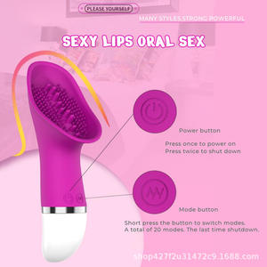 เครื่องสั่นไซเบียนอัตโนมัติสำหรับผู้หญิงเซ็กซ์ทอยสำหรับผู้ใหญ่ปากเลียลิ้นแปรง USB ชาร์จไฟได้กันน้ำ20 - Product Image 2