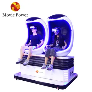 Chaise d'oeufs vr machine vr simulateur de réalité virtuelle 9d oeuf vr cinéma parc d'attractions intérieur manèges jeu machine d'arcade