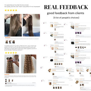 Haohao Hair - Extensiones de Cabello Humano Virgen Remy Ruso de Alta Calidad al por Mayor, con Punta Plana de Queratina, Doble Trama, Fábrica de Extensiones de Cabello con Punta K - Product Image 4