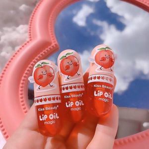 Kiss Beauty น้ำมันริมฝีปากจากเกาหลีเปลี่ยนสีจากสตรอเบอร์รี่ธรรมชาติ - Product Image 1