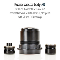 Koozer-Cassette de moyeu de vélo MTB pour XM490 490pro MF480 CX420 HG 8-11S XD Spline MS 12S Freehub Body E-Bike Parts Hubs