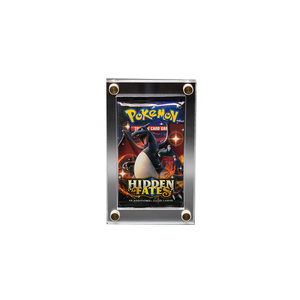 Estuche de exposición magnético de plástico, protector pequeño de Pokemon Booster Pack colecciones - Product Image 1
