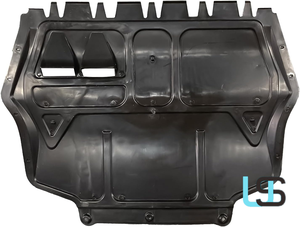 1K0825237K Nuovo Supporto Radiatore Motore Nero con Protezione Antispruzzi <span class=keywords><strong>per</strong></span> VW Caddy Golf 5 Jetta 2002-2009 - Product Image 1