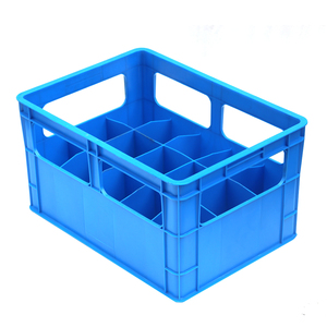 <span class=keywords><strong>Canasta</strong></span> de Plástico Verde para Bebidas, Capacidad para 24 Botellas, 4 Asas, para Transporte y Almacenamiento de Cerveza, Vino y Agua - Product Image 2