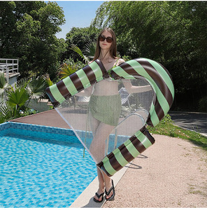 Lettino Gonfiabile 3-in-1 per Piscina, Amaca Galleggiante Multifunzione per Adulti, Materassino Galleggiante per Piscina, Spiaggia e <span class=keywords><strong>Mare</strong></span> - Product Image 3