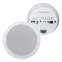 OBT-POE611 OBTPA Haut-parleur de plafond IP Ethernet RJ45 PoE, Haut-parleur actif réseau SIP, Haut-parleur de plafond