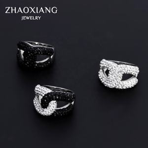 Anillos con Incrustaciones de Circonitas Cúbicas para Mujer, Joyería de Compromiso para Fiestas, Anillo de Dedo de Acero Inoxidable de Alta Calidad - Product Image 6