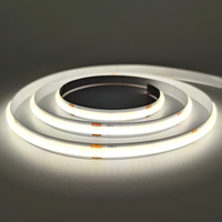 Bande LED COB à prix d'usine, 320 LED/m, 12V 24V DC, haute densité, sans points, flexible, pour éclairage commercial