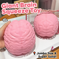 Balle anti-stress créative d'Halloween en forme de cerveau, jouet sensoriel souple pour soulager le stress, cadeau de fête, boîte mystère, fidget de bureau