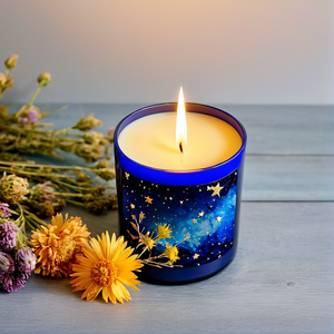 Nouvelles bougies parfumées en cire <span class=keywords><strong>de</strong></span> soja <span class=keywords><strong>de</strong></span> luxe Aroma Moonlight Flower, modernes, pour les occasions festives, étiquette privée, longue durée <span class=keywords><strong>de</strong></span> combustion - Product Image 1