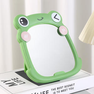 Nouveau miroir de <span class=keywords><strong>maquillage</strong></span> mignon en forme de <span class=keywords><strong>grenouille</strong></span>, nouveau miroir de bureau vertical simple, miroir de beauté pour dortoir, gain de place - Product Image 4