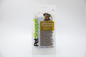 Pet Shoppe Bolsas de Golosinas para Perros con Cierre Superior, Palitos Laminados con Sabor a Mantequilla de Cacahuete y Pollo, Hechos con Pollo Real, 5 Unidades Cada Una, Grado Alimenticio - Product Image 2