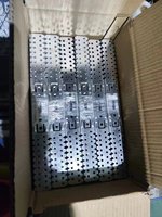 Lot de 100 supports de plafond suspendus en métal galvanisé pour CD UD, 75/125/175/225 mm, support CD en U, 0,8 mm