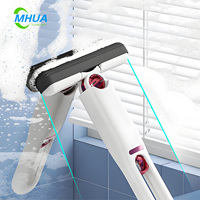 Mini vadrouilles portables outils de nettoyage ménagers avec écran de verre d'essuie-glace portable pour le nettoyage des sols et des bureaux