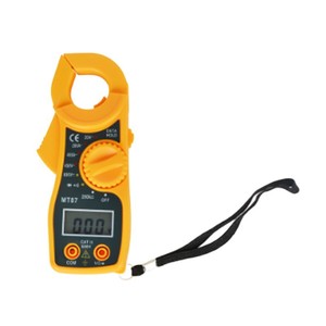 Pinza amperimétrica digital, mini multímetro electrónico para estudiantes y electricistas, medidor de resistencia y corriente - Product Image 4