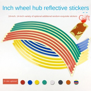 Adesivo Riflettente per Cerchioni in Acciaio da 17 e 18 Pollici per Moto e <span class=keywords><strong>Auto</strong></span>, Modificato, Vendita all'Ingrosso dalla Cina - Product Image 2