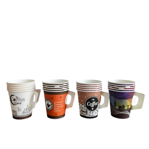 Gobelets à café jetables en papier kraft à paroi simple, écologiques et durables, avec logo personnalisé, 8/10/12/16/20 oz, pour boissons chaudes - Product Image 3