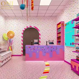<span class=keywords><strong>Oni</strong></span> shopfitting ที่กำหนดเองลูกอมร้านค้าที่มีสีสันแสดงชั้นวางต้นไม้ขนมร้านขายขนมหวานสำหรับห้างสรรพสินค้า - Product Image 6