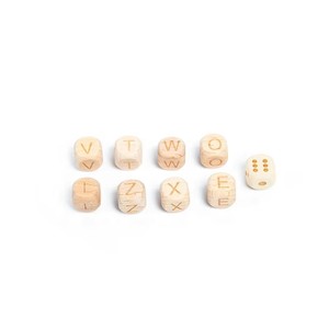 Blocchi di Legno Naturali con Alfabeto e Numeri, Gioco <span class=keywords><strong>Montessori</strong></span> per l'Apprendimento dell'Ortografia, Cubi di Lettere per Bambini, Accessorio per l'Apprendimento Prescolare e il Fai-da-Te - Product Image 3