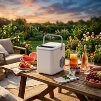 Machine à glaçons professionnelle portable électrique de comptoir pour la fabrication rapide de glaçons domestiques à dissolution lente – Vente en gros