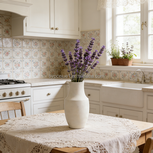 Vaso in <span class=keywords><strong>Cemento</strong></span> Bianco Minimalista Nordico, Materiale Ecologico, Texture Opaca, Vaso da Tavolo, Decorazione Moderna per Soggiorno - Product Image 6