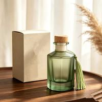 Bouteille diffuseur en verre vide pour bâtonnets, réutilisable, vente en gros, durable, pour parfums d'ambiance domestiques