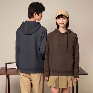 Sweat-shirts et pulls à capuche gris épais 400 GSM, 5XL, en coton épais, avec impression en relief, anti-plis, personnalisables - Product Image 5