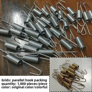 Pince à ressort à quatre trous pour positionnement du canapé Bande de bord en fer <span class=keywords><strong>Crochet</strong></span> d'équilibre Bande dentée Clip de maille de <span class=keywords><strong>lit</strong></span> Fil d'acier enveloppé de papier - Product Image 5