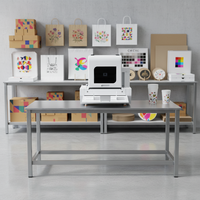 Nouvelle machine d'impression numérique automatique DaZhou pour cartons et sacs, imprimante monocouche à encre pigmentée, 30 m/min, multicolore pour emballages