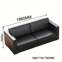 Ensemble de canapés en cuir européens modernes, canapé contemporain pour salon, structure en bois massif, meubles pour la maison