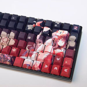 Honkai Star Rail Sparkle PBT Cherry MOA 120 Teclas, Accesorios de Cosplay, Teclas para Teclado Mecánico, Suministros para Juegos de Mesa - Product Image 2