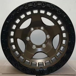 <span class=keywords><strong>ล้อ</strong></span>อัลลอยสำหรับรถ SUV และรถกระบะ ขนาด 17x9 นิ้ว 6 รู 139.7 PCD 4x4 สำหรับออฟโรด ดีไซน์ 5 ก้าน รุ่น KCDX021 - Product Image 2