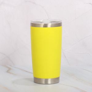<b>Copper</b> Tumbler 20 Ounce Stainless Steel Insulated Double Wall Vacuum <b>Powder</b> Coated Matte Sweat Free BPA Free ASM25 - Product Image 4