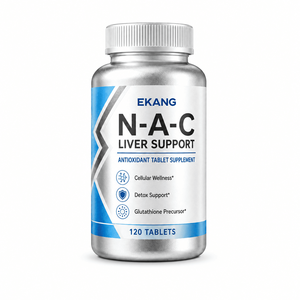 Us Factory Private Label N-A-C Liver Support Tablets OEM Antioxidant <b>Supplement</b> Glutathione Precursor Detox Support 120 Count - Product Image 1