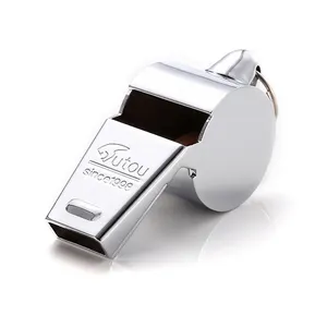 Top Quality Wholesale Mini Metal Dog Chrome Train Silver Iron Metal personal alarm whistle