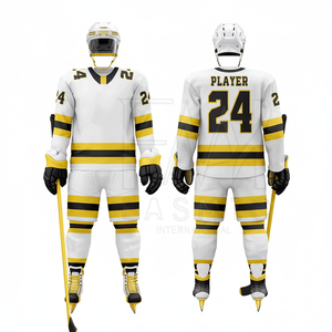 Nouvelle arrivée Kits d'uniformes Fasmic Sport de haute fabrication avec design personnalisé Ensemble d'uniformes de hockey sur glace - Product Image 1