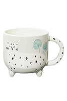 Mug en porcelaine YG importé, motif animalier peint à la main par un designer chinois, style nordique, pour café et eau