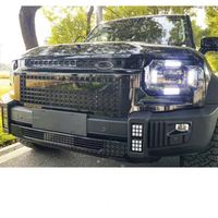 Grille de pare-chocs avant universelle HUIJIE en ABS nid d'abeille, kit de ventilation pour tuning automobile, directement de l'usine OEM