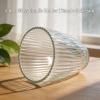 Bocaux en verre pour bougies, fournitures en gros pour la fabrication de bougies, porte-bougies chauffe-plat pour centres de table de mariage