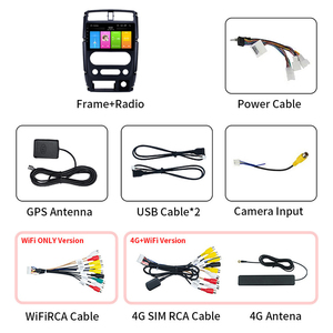 9 Inch BT Wifi Android <span class=keywords><strong>GPS</strong></span> Hệ Thống Định Vị Cho <span class=keywords><strong>Suzuki</strong></span> Jimny 2007 2008 2009 2010 2011 2012 Xe Stereo Carplay Đa Phương Tiện Máy Nghe Nhạc - Product Image 2