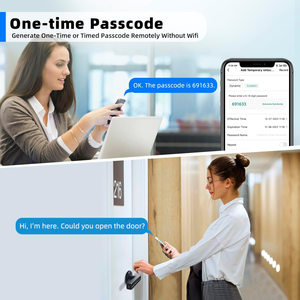 Doorplus TUYA WiFi Keyless Entry Finger abdruck Tastatur <span class=keywords><strong>code</strong></span> <span class=keywords><strong>Smart</strong></span> Lock für das Schlafzimmer zu Hause Elektronische biometrische Tür plus <span class=keywords><strong>Smart</strong></span> Lock - Product Image 6