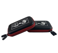 Étui personnalisé eva pour couteau pliant en cuir, boîtier à fermeture éclair en coque rigide pour couteau de poche