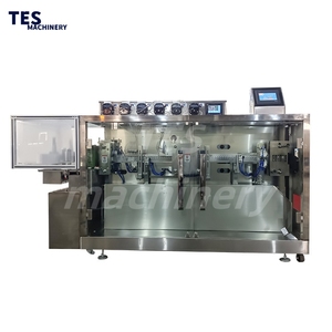 Machine de remplissage automatique de tubes souples aseptiques pour ampoules monodoses d'huile d'olive liquide orale et de gouttes oculaires cosmétiques - Product Image 2