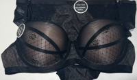 Set Bra dan Panty Seamless Putih Wanita, Set Lingerie Lace Mesh Seksi, Ringan, Bernapas, untuk Kegunaan Sehari-hari
